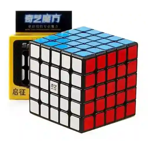 Cubo Rubik 5x5 Original Qiyi Sail W Speed Fondo Negro