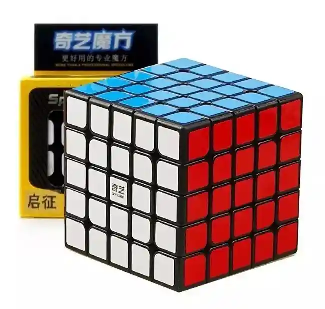 Cubo Rubik 5x5 Original Qiyi Sail W Speed Fondo Negro