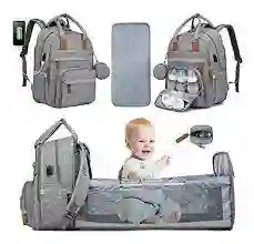 Pañalera Tipo Morral 2 En 1 Morral Mas Cambiador Practico