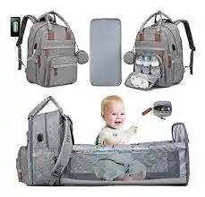 Pañalera Tipo Morral 2 En 1 Morral Mas Cambiador Practico