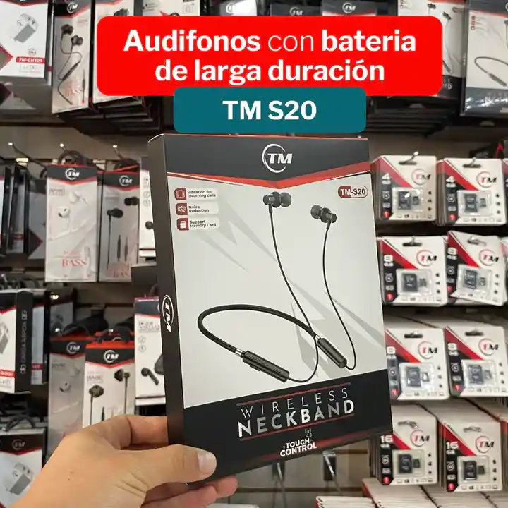 Audífonos Bluetooth 5.0 Tm Bateria 180 Mah