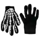 Guantes Calaveras De Huesos Niños Adultos Esqueletos - Largos