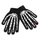 Guantes Calaveras De Huesos Niños Adultos Esqueletos - Largos