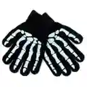 Guantes Calaveras De Huesos Niños Adultos Esqueletos - Largos