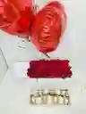 Caja De Lujo Gaveta Rosas 28 A 32, 12 Fresas Con Chocolate(programar)