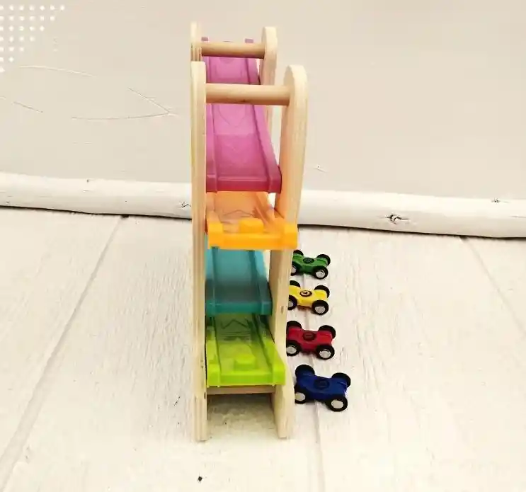 Pista De Autos 4 Niveles Fabricada En Madera