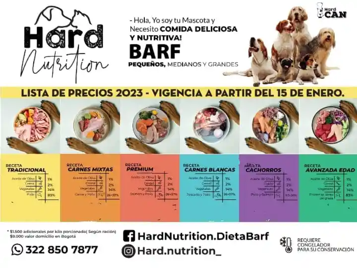 Kilo Barf Receta Premium