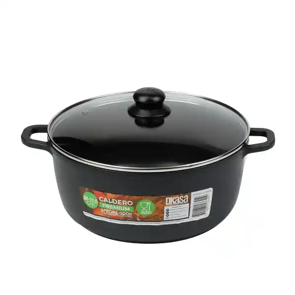 Caldero Premium Antiadherente Dkasa 28x12.5cm