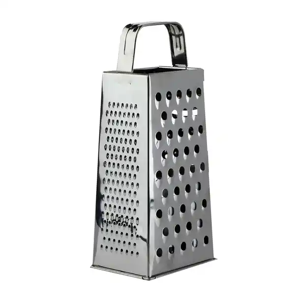 Rallador Acero Inox 4 Caras Mango Acero 21cm