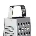 Rallador Acero Inox 4 Caras Mango Acero 21cm