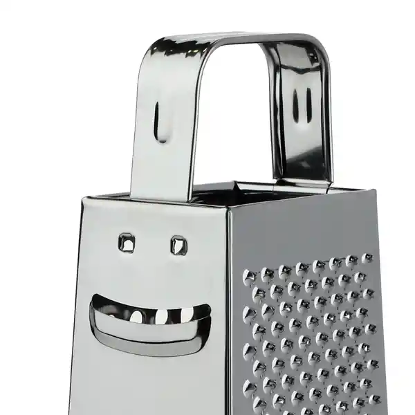 Rallador Acero Inox 4 Caras Mango Acero 23cm