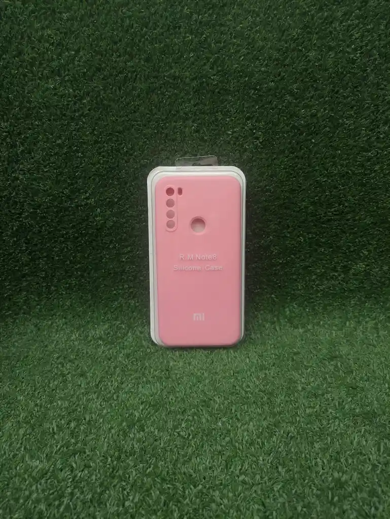 Xiaomi Redmi Note 8| Forro Protector| Silicone Case | Rosado | Xiaomi | Carcasa | Funda | Anti Humedad