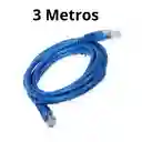 Cable De Red Lan Internet 3 Metros