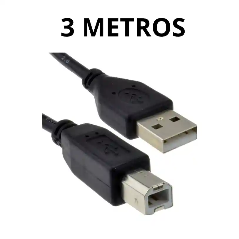 Cable De Impresora 3 Metros