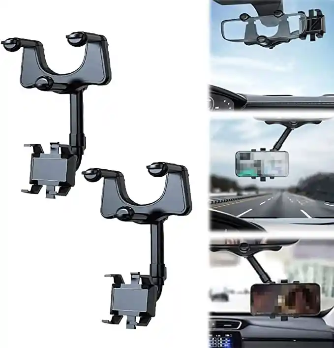 Soporte Holder Para Celular, Retrovisor De Carro