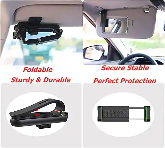 Soporte Universal Holder Para Celular Gps Espejo Retrovisor