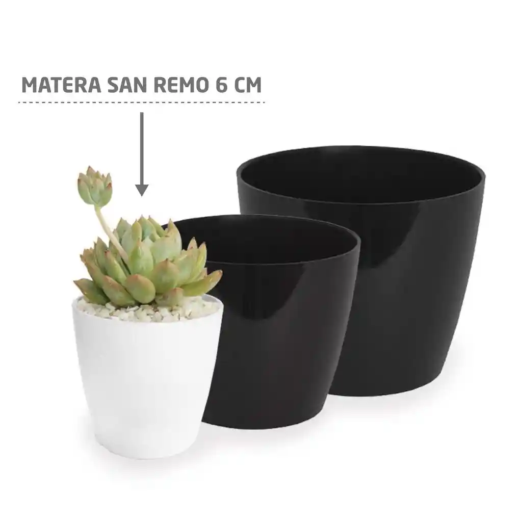 Matera San Remo 06 Cm Negro