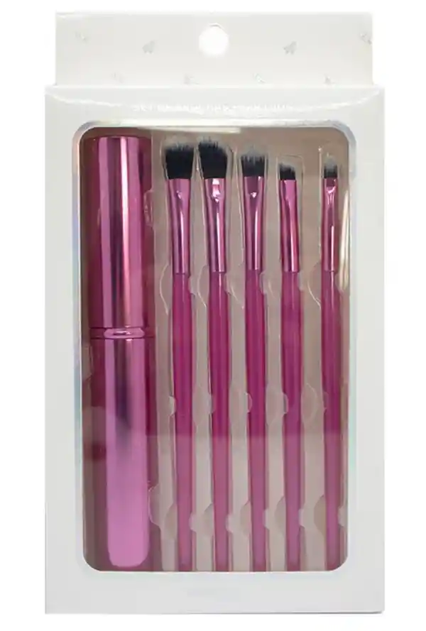 Salon Expert Set Brochas Magenta X5 Unidades