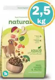 Naturalis Para Perro Razas Mediana Frango Peru Y Frutas *2.5kg