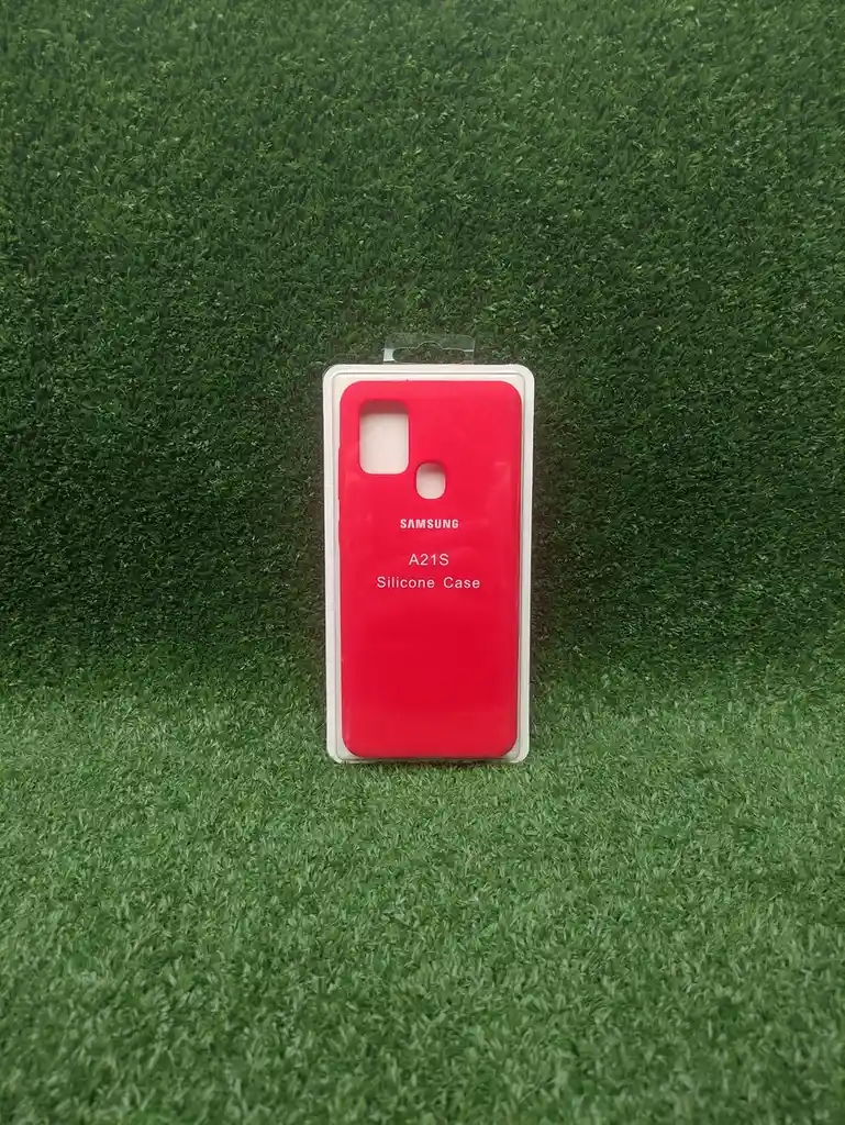 Samsung Galaxy A21s | Forro Protector| Silicone Case | Rojo |samsung | Carcasa | Funda | Anti Humedad