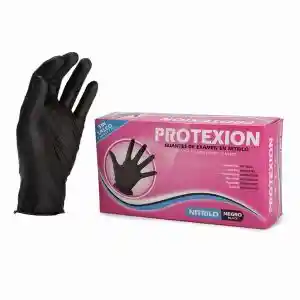 Guantes De Nitrilo Color Negro Talla S (100uni)