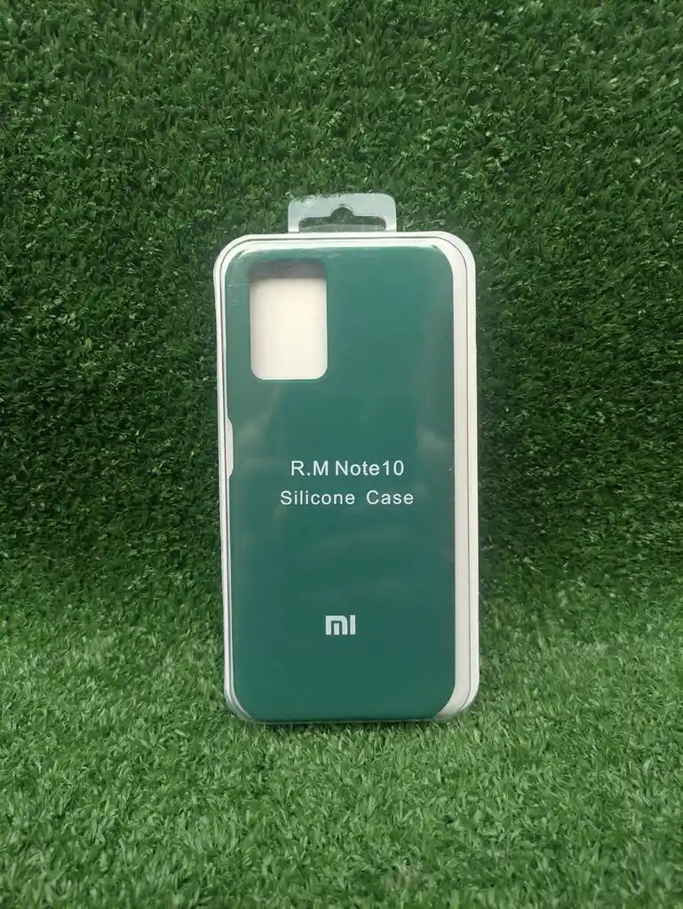 Xiaomi Redmi Note 10 | Forro Protector| Silicone Case | Verde Esmeralda | Xiaomi | Carcasa | Funda | Anti Humedad