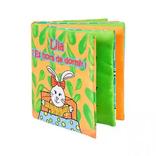 Libro De Tela Para Bebe Hora De Dormir Estimulación Sensoria