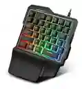 Teclado Gamer Una Mano 35 Teclas K7 Retroiluminado