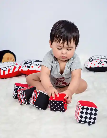 Juguete Bebe Mis Primeros Cubos Estimulación Sensorial Niños