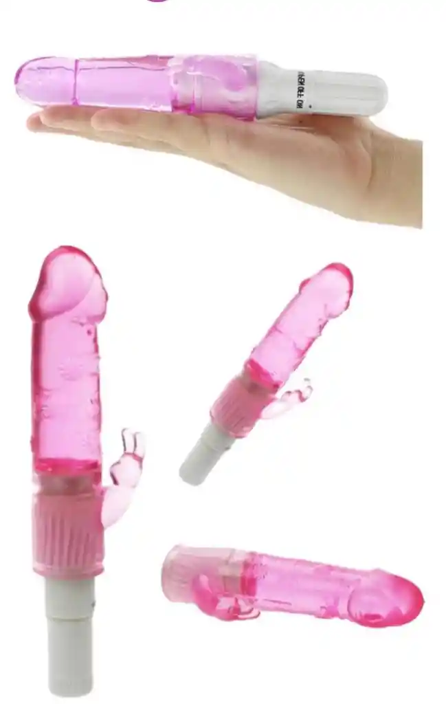 Vibrador Consolador Doble Estimulacion Rabbit Jelly