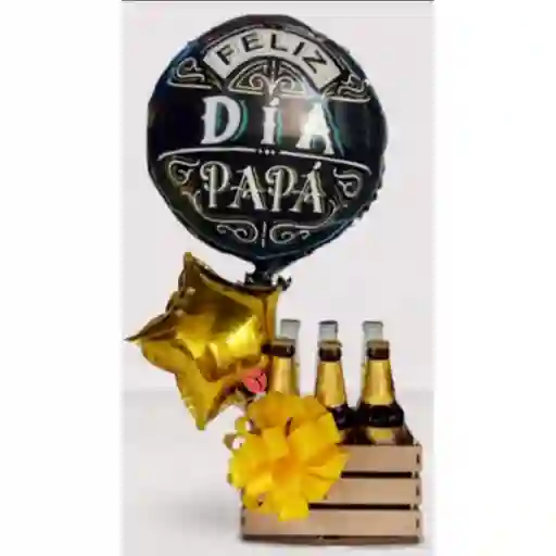 Base De Cervezas Y Globos Dia Del Padre
