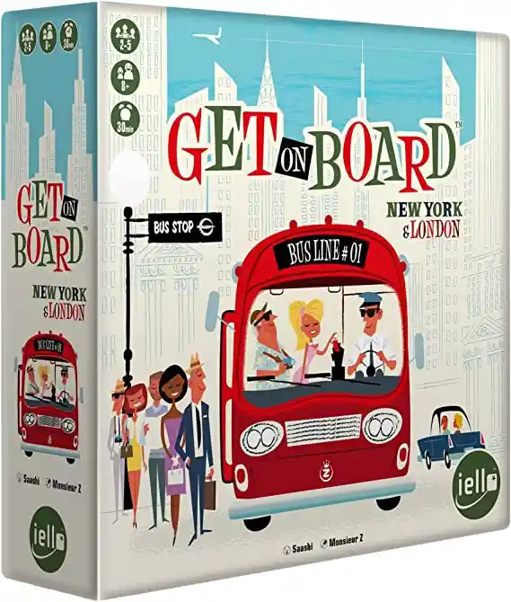 Juego De Mesa Get On Board: New York & London