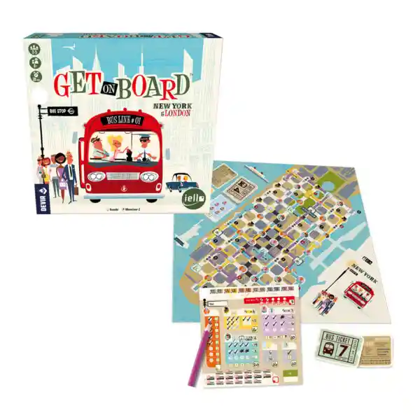 Juego De Mesa Get On Board: New York & London