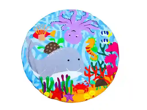 Tapete De Juego Para Bebe Animales El Mar Niños Sensorial