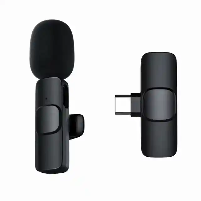 Microfono Inalambrico De Solapa Para Celular Tablet Tipo C