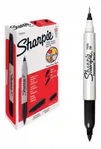 Marcador Permanente Sharpie Doble Punta