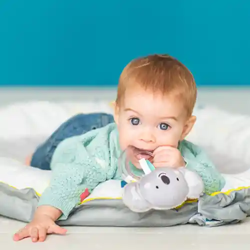 Sonajero Para Bebé Koala Sensorial Con Texturas Estimulación