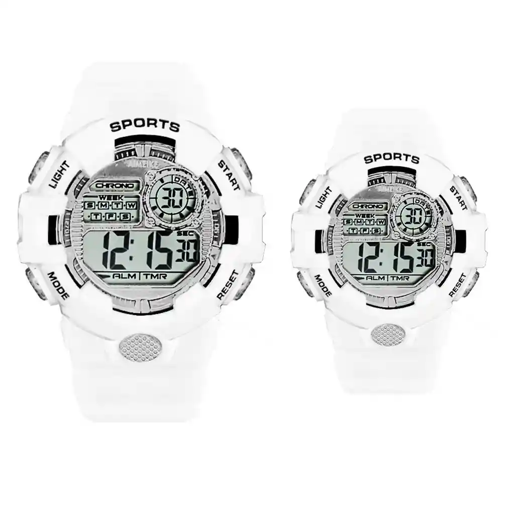 Relojes Pareja Digital Resistente Al Agua Deportivo+ Estuche Dayoshop