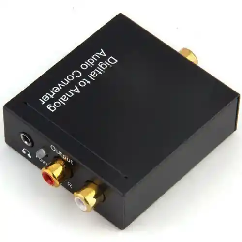 Convertidor De Audio Optico A Rca Analogico Fibra Optica