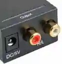 Convertidor De Audio Optico A Rca Analogico Fibra Optica