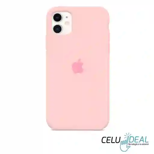 Estuche Silicona Iphone 11 Rosado