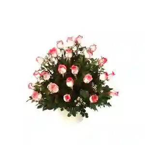 Canasta De Mini Rosadas