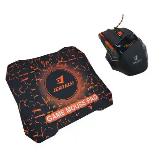 Gamer Combo Pad Mouse Y Mouse 6 Botones 3200 Dpi Jertech