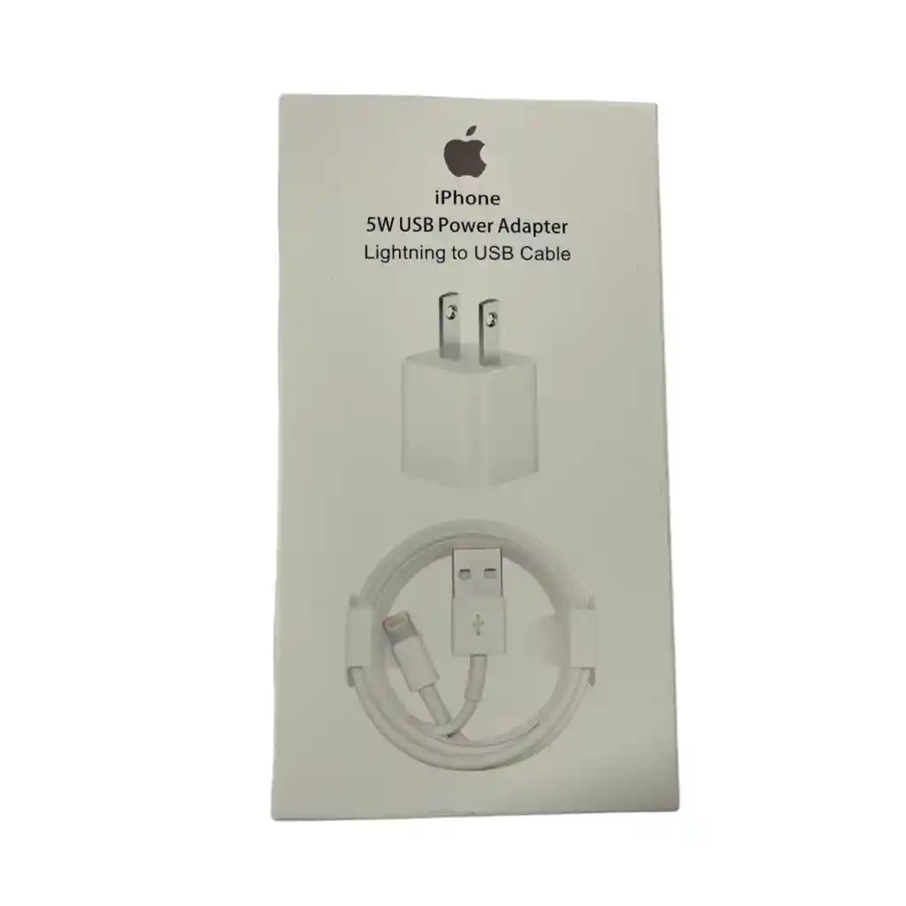 Cargador Completo Para Apple Iphone 5w Lighting