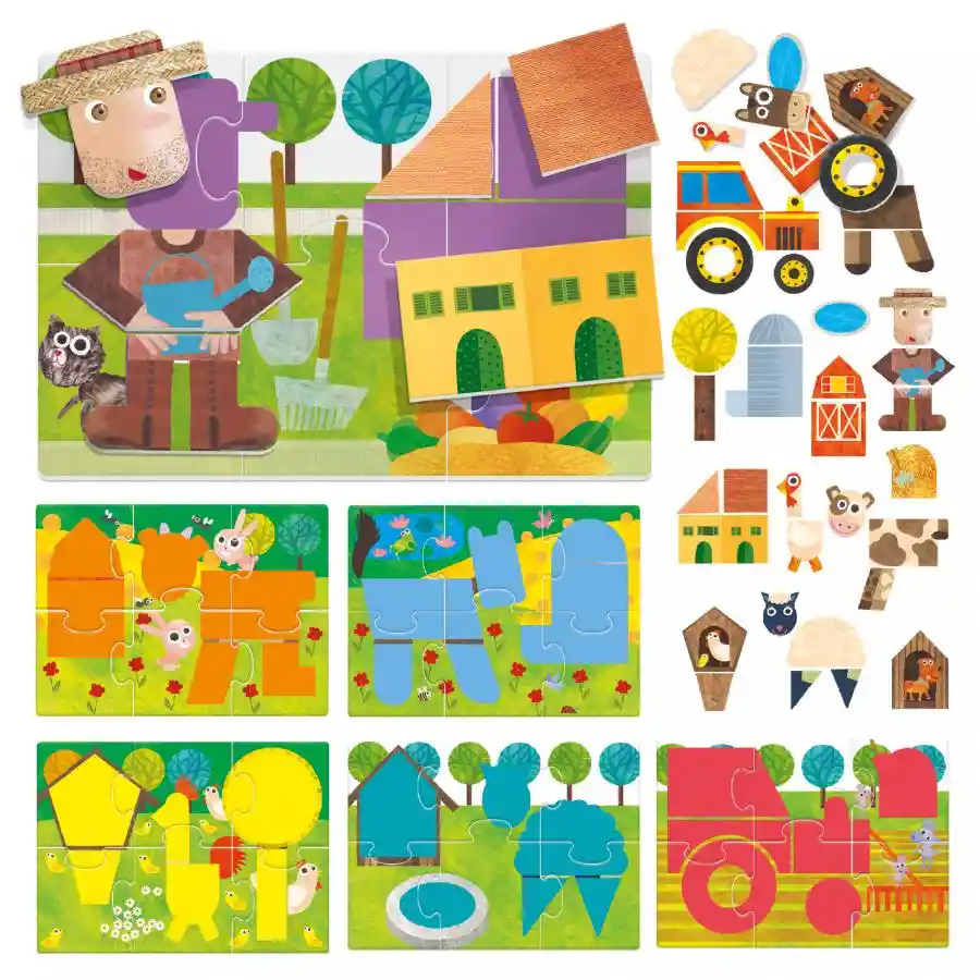 Juego Montessori Lotería Táctil Para Niños Didáctico