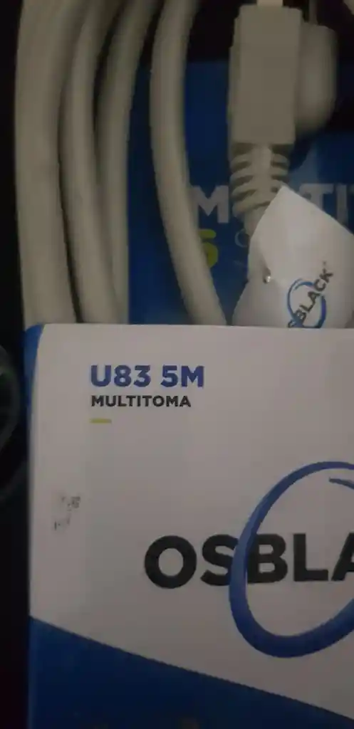 Multitoma Eléctrica 5 Metros De Larga 6 Entradas