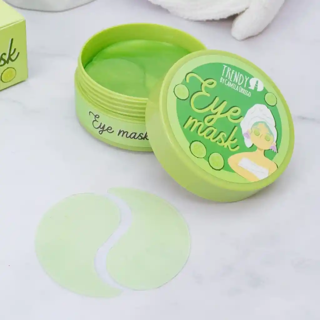 Mascarilla Hidrogel Para Ojos Trendy Pepino