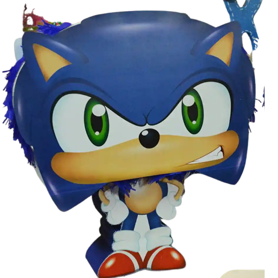 Piñata Cabezon Sonic