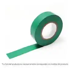 Cinta Aislante Verde 18mm X 10 Yardas.