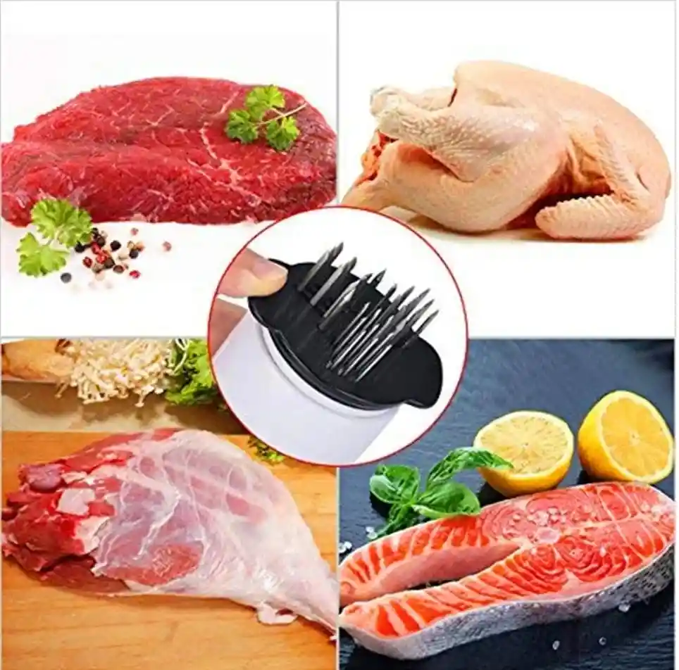 Ablandador E Inyector De Salsas Para Carnes 2 En 1